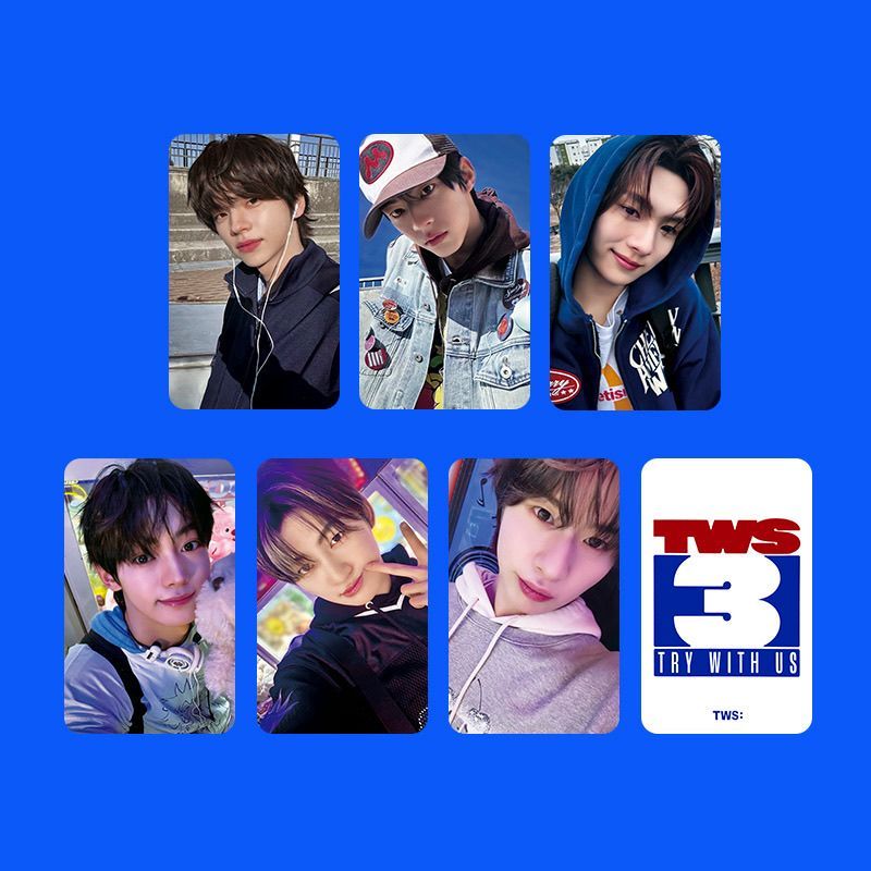 ❤韓國正版代購❤全場免運TWS韓團TRY WITH US MINI3專輯單人小卡SHINYU金道勳韓振崔英宰