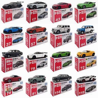 tomy多美卡模擬合金車模型小汽車tomica紅白盒小跑車轎車