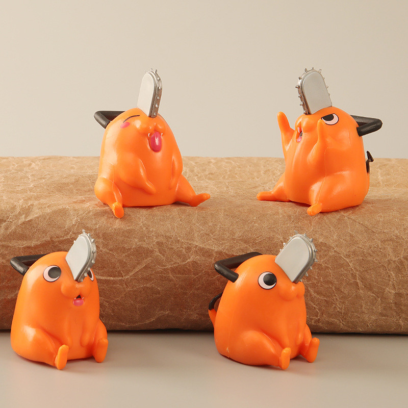 【快樂皮皮生活館】好物推薦# 現貨 4款/套 動漫 電鋸人 Chainsaw Man 波奇塔 惡魔狗 Q版蛋糕裝飾公仔人