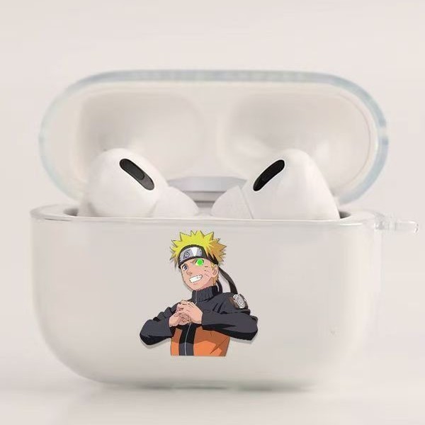 四葉草🍀火影忍者鳴人適用蘋果Airpodspro2代/3代4保護套耳機套保護殻軟殻 MJGD