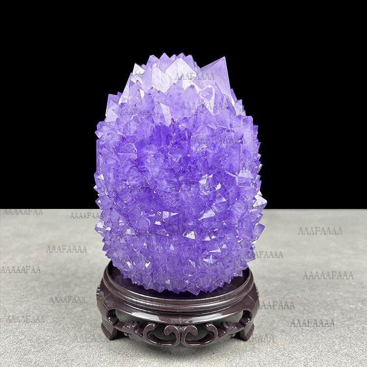 🔺【臺灣出貨】礦物晶體 天然明礬結晶原礦擺件 紫水晶 粉水晶 黃水晶 開運 招財擺件 開運助事業 招桃花 開幕送禮