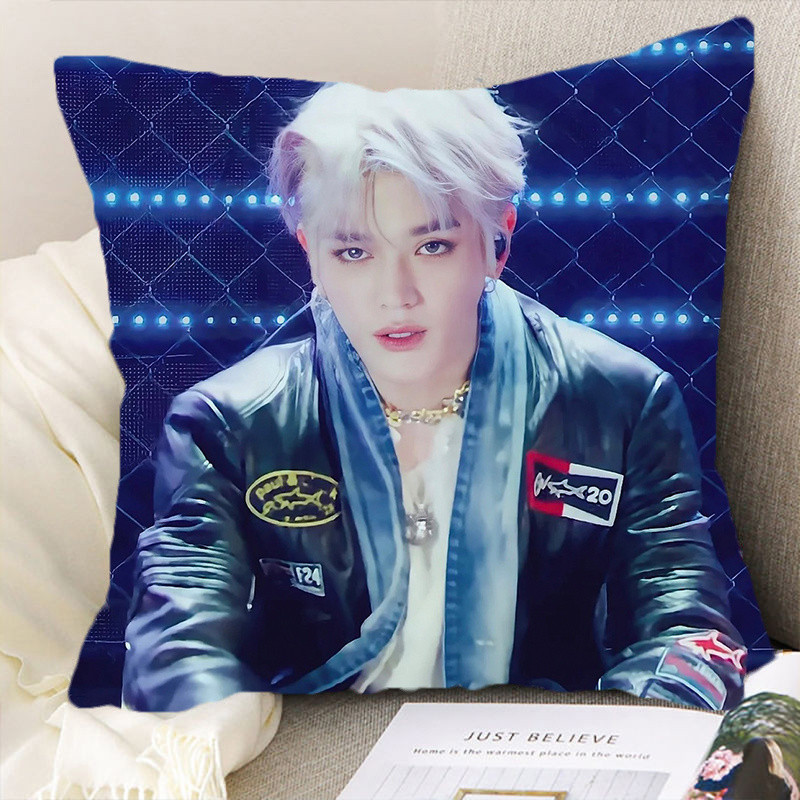 【全場免運】偶像周邊 Nct127成員李泰容周邊抱枕明星照片定製靠墊枕頭雙面 創意禮物 交換禮物