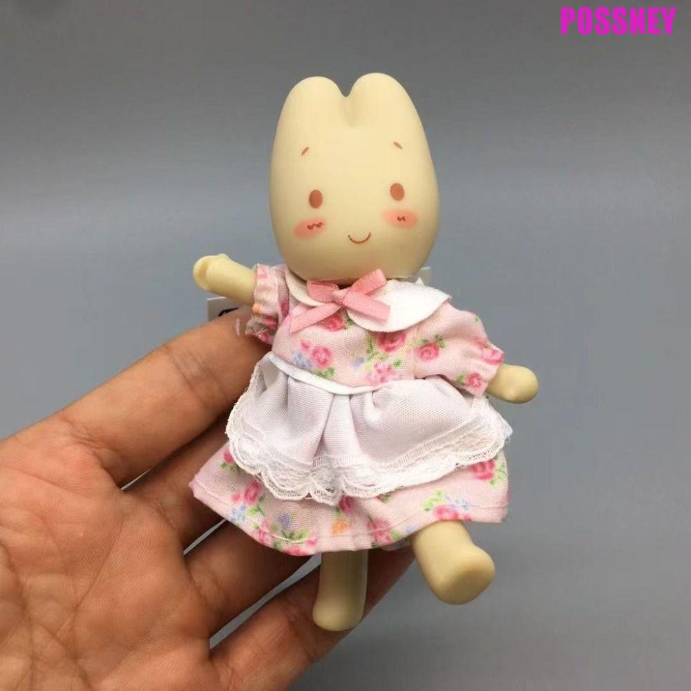 POSSNEY 兔子可動人偶,背包挂件可移動馬龍奶油娃娃挂件,創意周邊卡哇伊 12 厘米包掛飾馬龍奶油茉莉女朋友