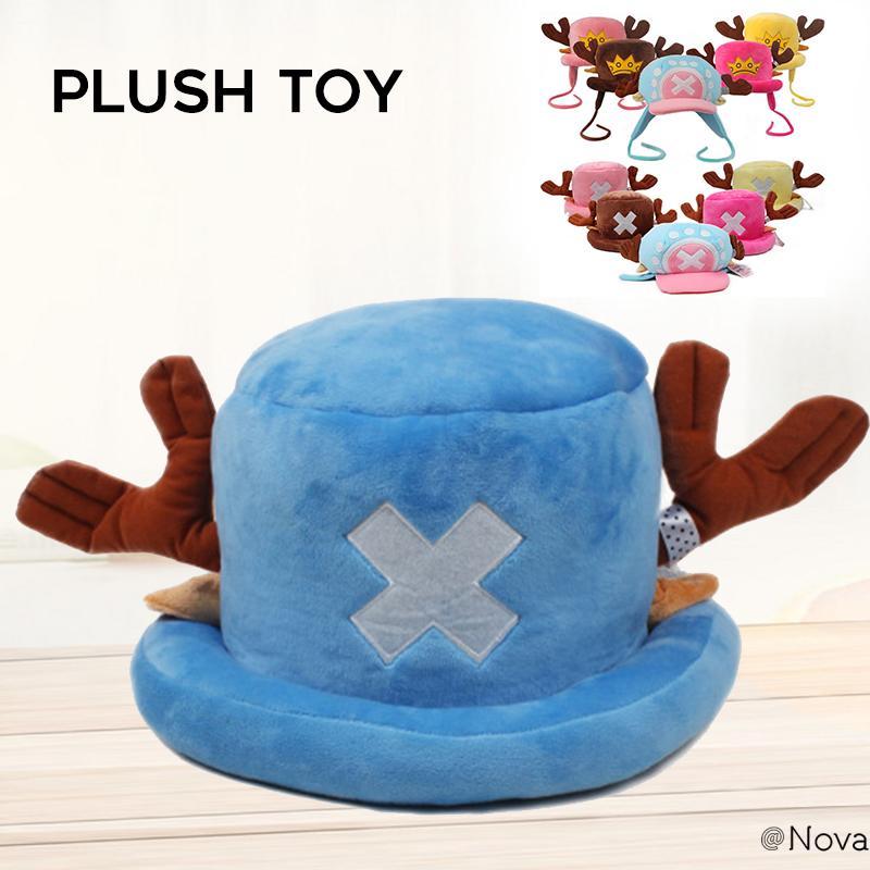 冬季毛絨保暖帽可愛卡通托尼托尼喬巴形狀戶外活動騎行滑雪的節日禮物