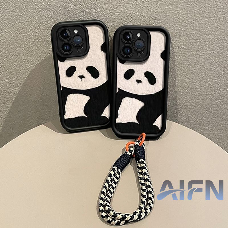 創意熊貓掛繩 谷歌 Google Pixel 10 Pro XL 5G 9A 9 8 8A 7 7A 防摔 手機殼