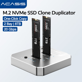 Acasis 20Gbps NVMe M.2 複印機雙槽 M.2 NVME ssd 克隆機離線克隆 USB 3.2 Ty