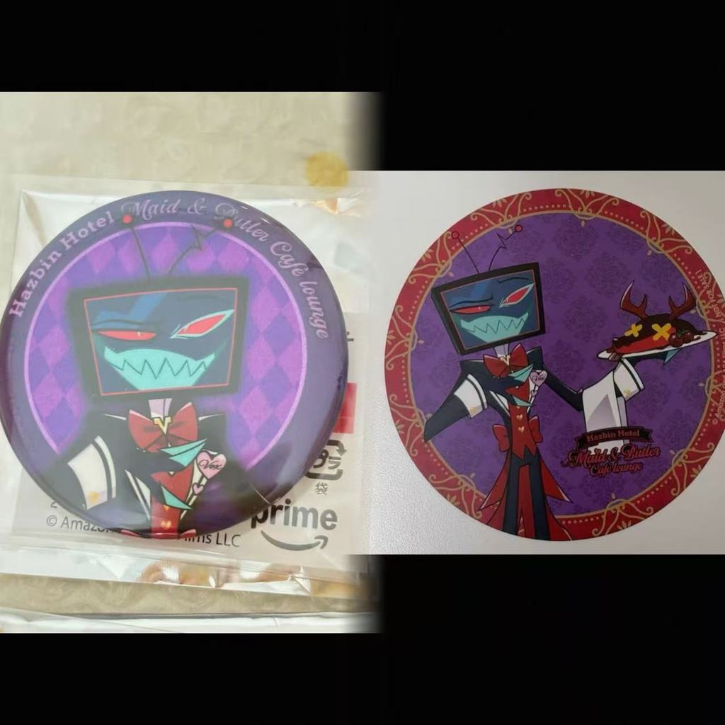 現😊貨 日散地獄客棧cafe Hazbin hotel Vox a咖吧唧沃克斯a咖杯墊原袋