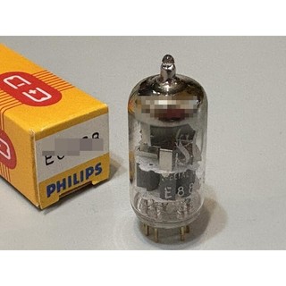 1個 PHILIPS SQ E88CC Gold-Pin 真空管 – Text Faded, 無原盒 (03) 無配對