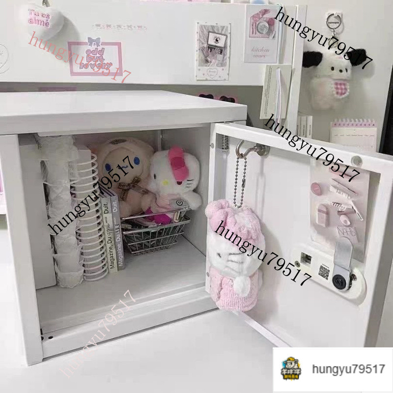 ⚡️熱銷 堅固耐用 INS風全鋼小型保險箱 小型保險箱 保管箱 小型家用保險箱 密碼保險箱 辦公室保管箱 保險櫃