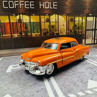 【DUOMI】【萌趣多】凱迪拉克車兒童模擬汽車玩具車合金回力摩托車模型擺件玩具