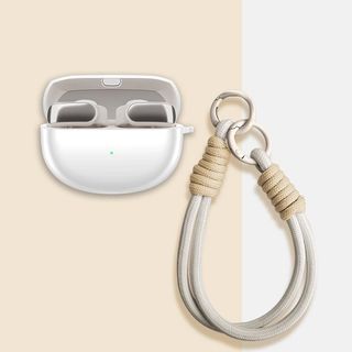 適用於Bose Ultra開放式 耳機保護殼 Bose Ultra Open Earbuds保護套 防摔殼 純色矽膠軟殼