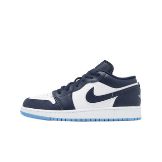 Nike 休閒鞋 Air Jordan 1 Low GS 大童 女鞋 藍白 喬丹 AJ1 553560-404 ACS