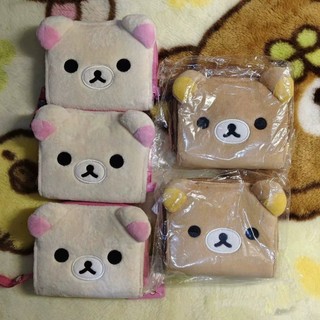 ✨小象出貨✨日係 可愛Rilakkuma 輕鬆熊經典款零錢包 輕鬆熊卡包 輕鬆熊短款錢包 輕鬆熊錢包 輕鬆熊毛絨收納包
