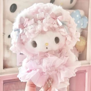 台灣出貨💗必愛諾 包掛件 芭蕾蕾絲系列 小羊玩偶掛飾 HelloKitty 美樂蒂 公仔禮物
