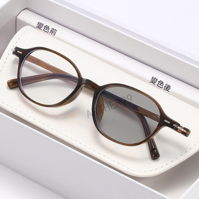 ⚡變色老花鏡⚡日係老花鏡 複古老花鏡 超輕老花鏡 圓框老花鏡 素顔老花鏡 小框老花鏡 高清款老花鏡 時尚老花鏡 男女老花