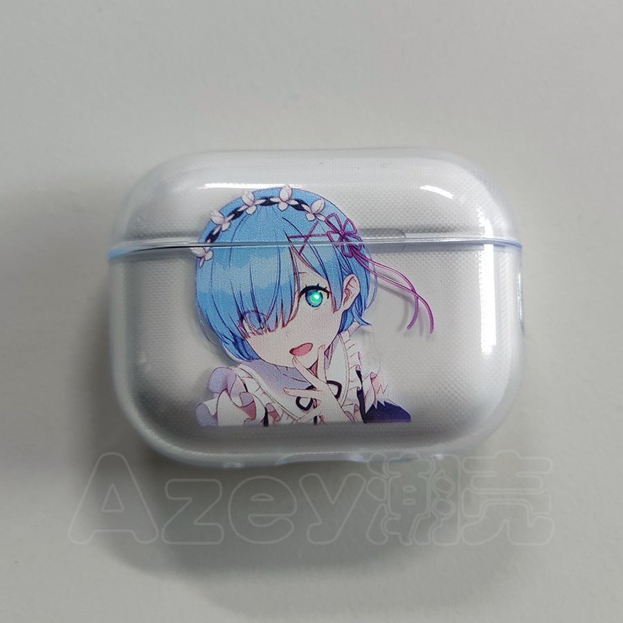 四葉草🍀動漫對燈蕾姆適用蘋果airpods 4代pro3代耳機保護殻透明軟殻五6代 BIJU