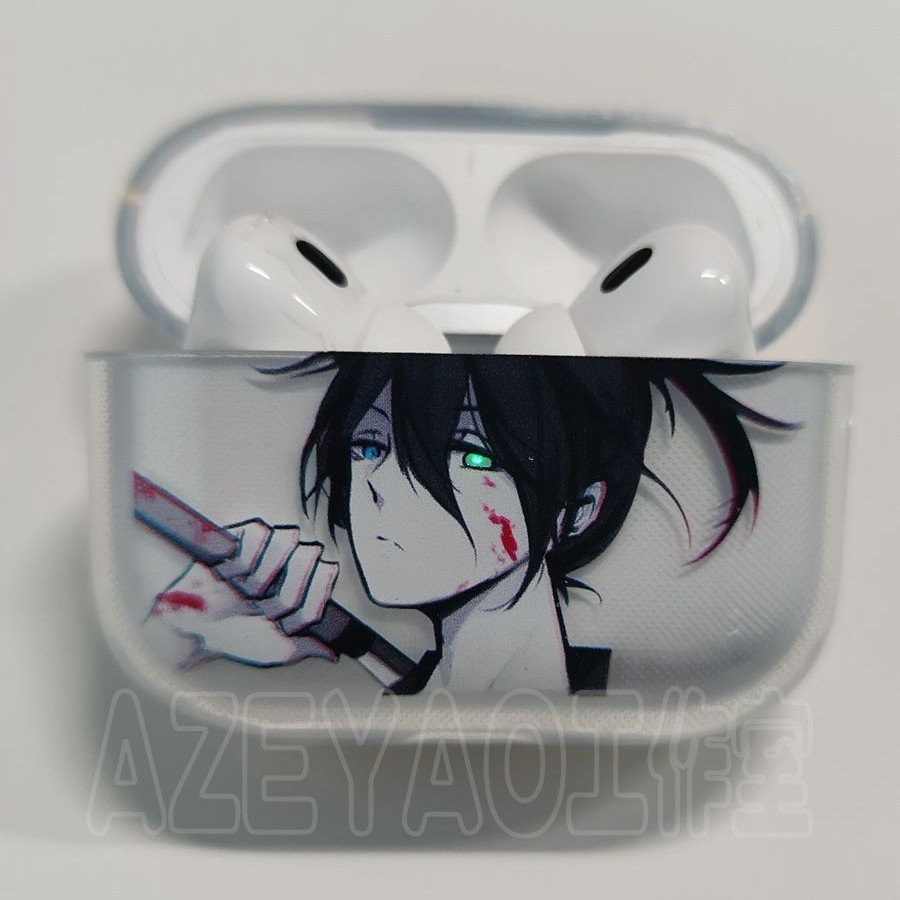 四葉草🍀野良神夜鬥適用Airpods Pro3代耳機保護套蘋果airpods4代透明對燈 R92J