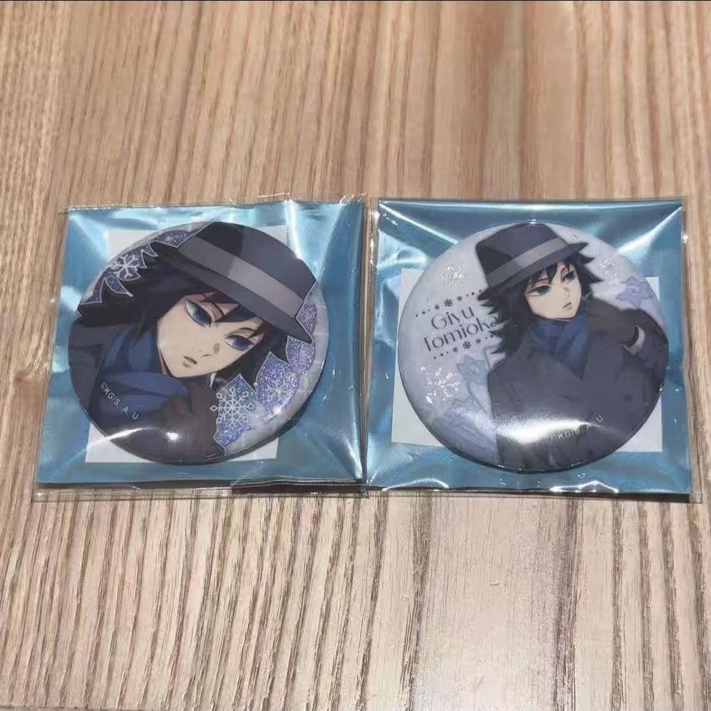 🌟小象免運🌟鬼滅之刃 富岡義勇AGF近景遠景吧唧 蝴蝶忍 贈原袋  富岡義勇吧唧 鬼滅之刃吧唧  富岡義勇近景吧唧