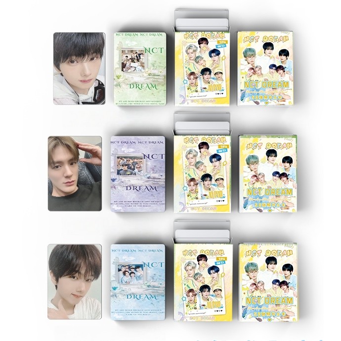 50-119 張 NCT 127 DREAM 激光全息 Lomo 卡片 CHENLE Wish WayV JISUNG 