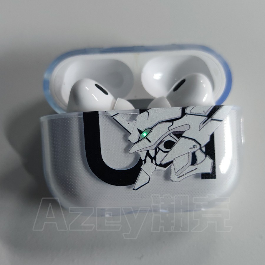 四葉草🍀eva福音戰士對燈適用蘋果Airpods2pro代軟殻保護套AirPods4耳機套 LCBY