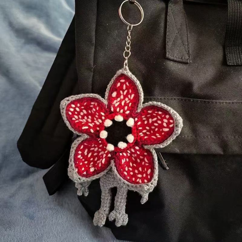 【限時下殺】怪奇物語達達手工鉤針吊飾毛線編織diy材料包 自製禮物打發時間 Stranger Things自製周邊