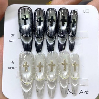 🤩加一精品💘【神諭聖光】辣妹哥特神諭聖光美甲甜酷暗黑穿戴可拆卸手工高級