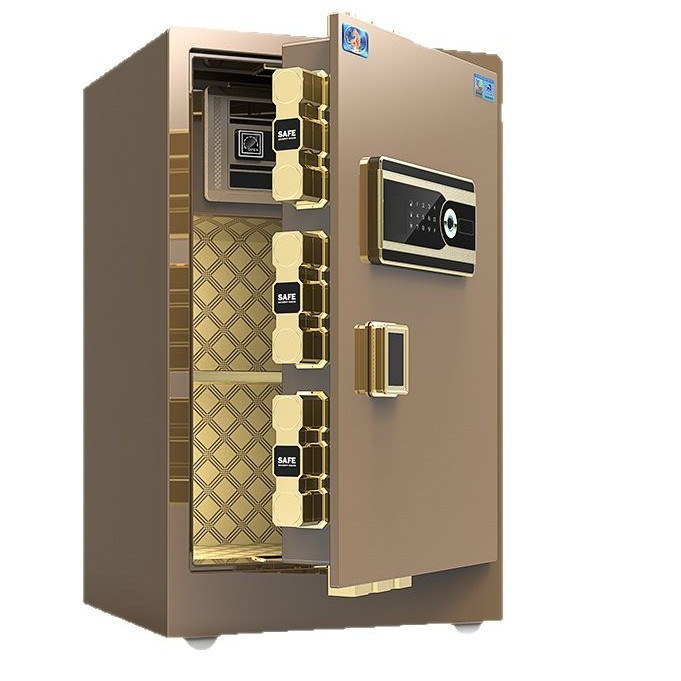 免運 虎牌保險櫃家用小型40cm-70cm辦公大型指紋密碼全鋼防盜保險櫃 可開發票