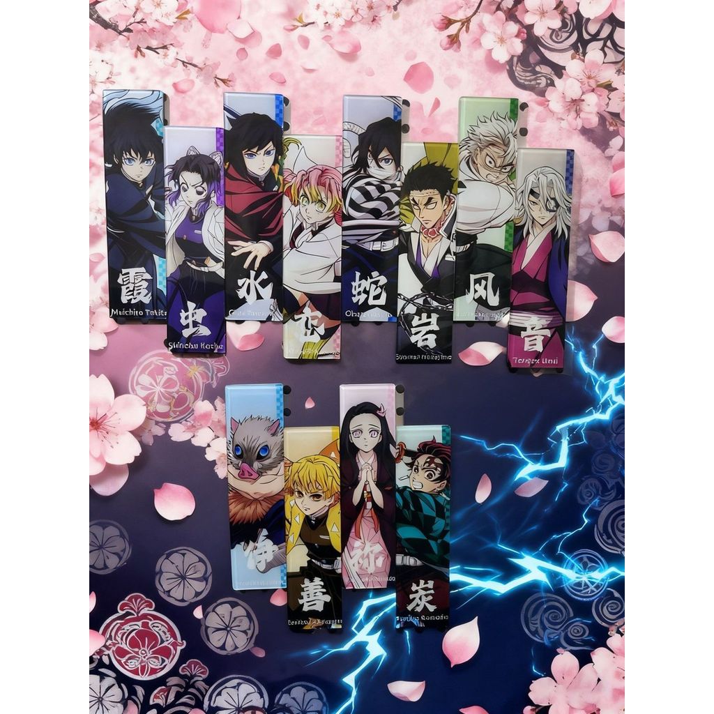 鬼滅之刃動漫🎫鬼滅百景票 鬼滅一番賞 時透無一郎 義勇 富岡義勇 蝴蝶忍 全集中展 鬼滅之刃DIY磁吸冰箱貼成品亞克力