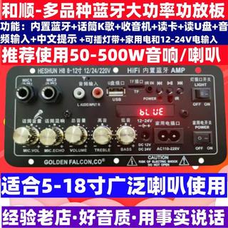 🔥臺灣出貨🔥新大功率 長方形藍 牙支持12v 24v 110v 家用戶外音箱 用型大功率功放板Z8