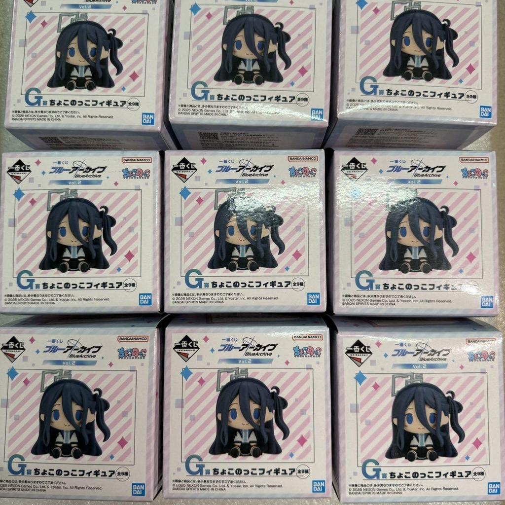 正版 一番賞 蔚藍檔案vol.2 G賞 小手辦盲盒 粘土人 坐姿公仔擺件