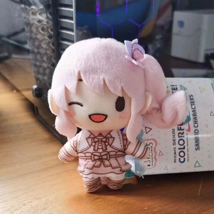 ✨小象精品✨pjsk世界計劃 曉山瑞希豆豆眼 曉山瑞希毛絨玩偶 曉山瑞希棉花公仔 曉山瑞希初始版娃娃衕人布偶掛件
