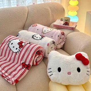 台灣出貨🚚 A類 可愛kitty 牛奶絨 保暖毛毯 卡通毛毯 毯子 辦公室午睡毯 車載毯 宿舍單人蓋毯