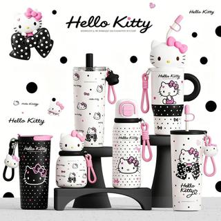 ✨臺灣出貨✨hellokitty夏日冰霸杯女生高顏值生日禮物爆款波點水杯子保冷杯保溫瓶 環保杯 隨行杯 水壺水杯