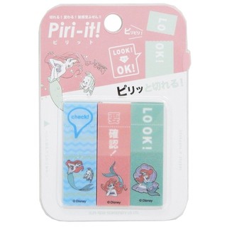 sun-star 日本製 迪士尼 Piri-it 可撕式標籤索引貼 雙用標示貼 小美人魚 Chara Para