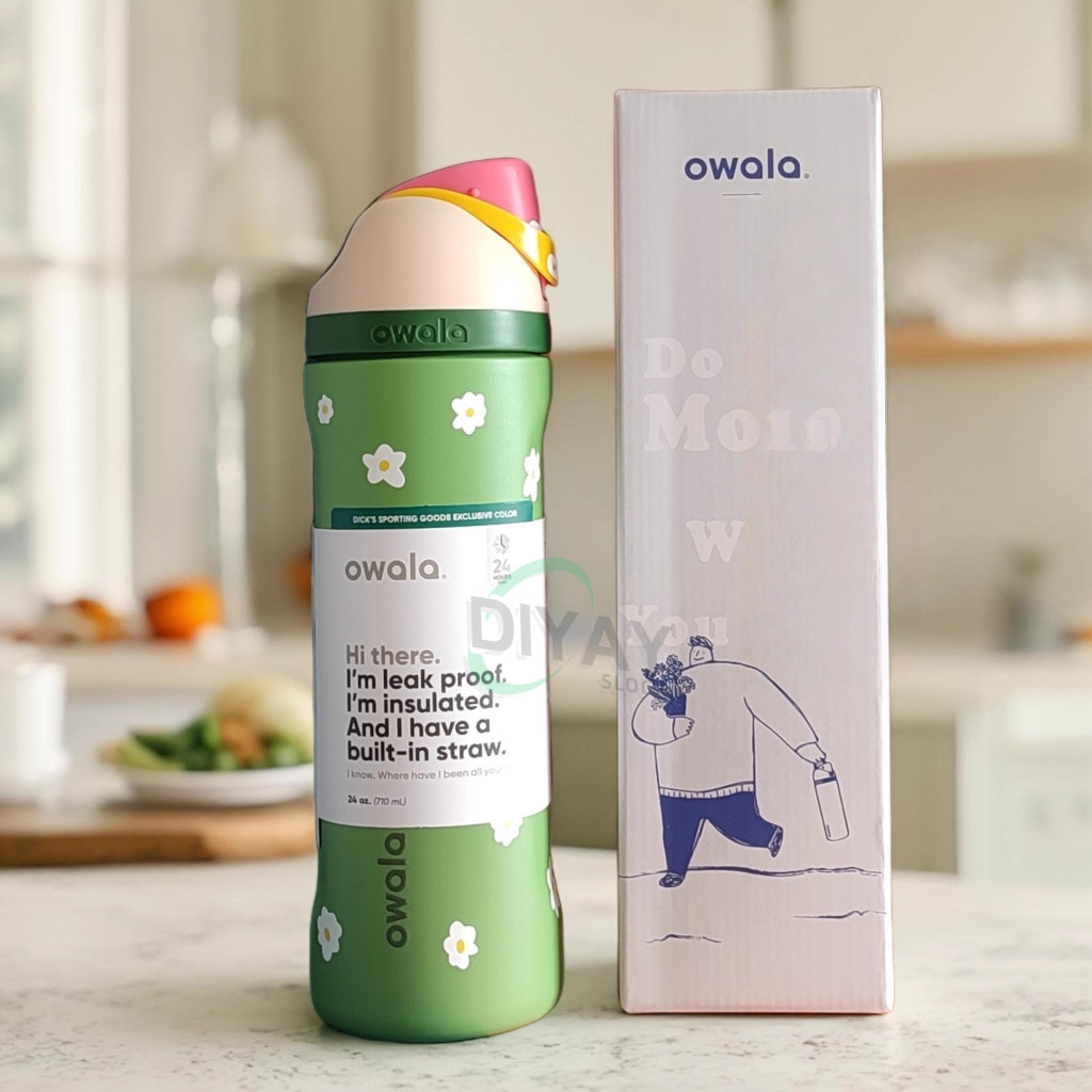 最佳保溫水瓶 - Owala FreeSip 24 盎司,適合一整天冷飲