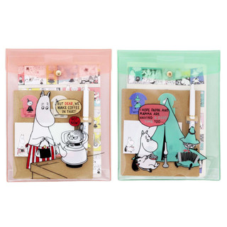 sun-star 日本製 Moomin 文具五件組 檔案組