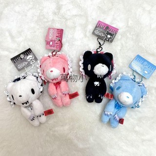 特價爆款🔥限定OST暴力熊Gloomy Bear毛絨掛件 暗黑甜酷系憂鬱熊公仔吊飾 蕾絲花邊毛絨玩偶鑰匙扣 包包掛件