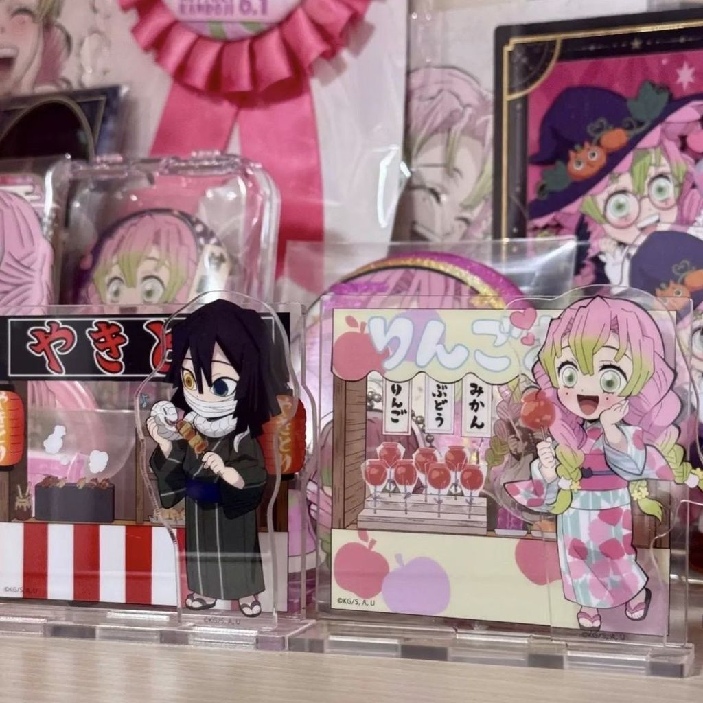 臺灣出貨🌸霞柱周邊Q版小立牌 夏日祭款 人柱甘露寺蜜璃 伊黑小芭內 周邊