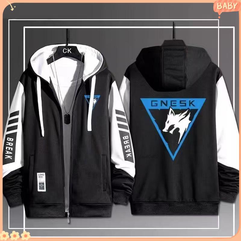 桃園出貨💕暗區遊戲突圍周邊 暗區突圍衝鋒衣 暗區突圍男士外套 開衫衛衣 夾克外套 白狼連隊章男士外套 大學生連帽T恤