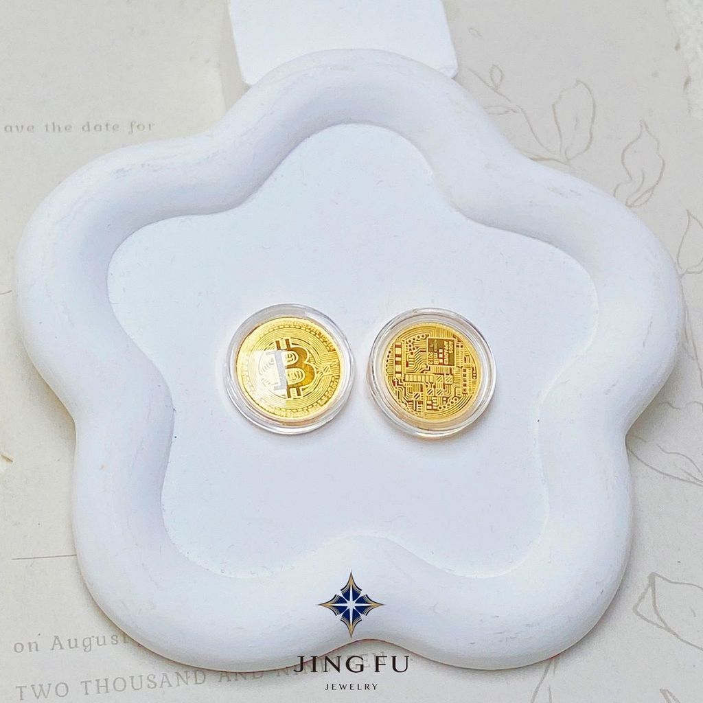 ✧中壢景福珠寶✧  黃金9999 比特幣 小金條 保值 送禮 儲蓄