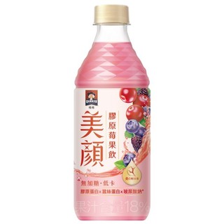 【QUAKER 桂格】美顏膠原莓果飲450ML-24入