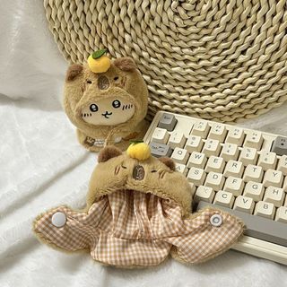 桃園出貨✨三麗鷗頭套 娃衣 聖誕娃衣 棉花娃衣 公仔衣服 chiikawa娃衣吉伊考拉烏薩奇小八10cm斗篷棉花娃衣公仔