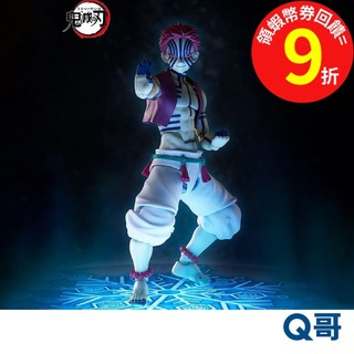 FREEing 代理版 figma 鬼滅之刃 猗窩座 可動完成品 公仔 鬼滅 可動 人偶 上弦三 上弦之參 模型 Q哥