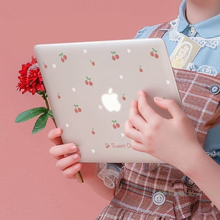 macbook air 保護殼 磨砂櫻桃 筆電保護殼 macbook neo 保護殼 13寸 15寸 高顔值 防刮 全包