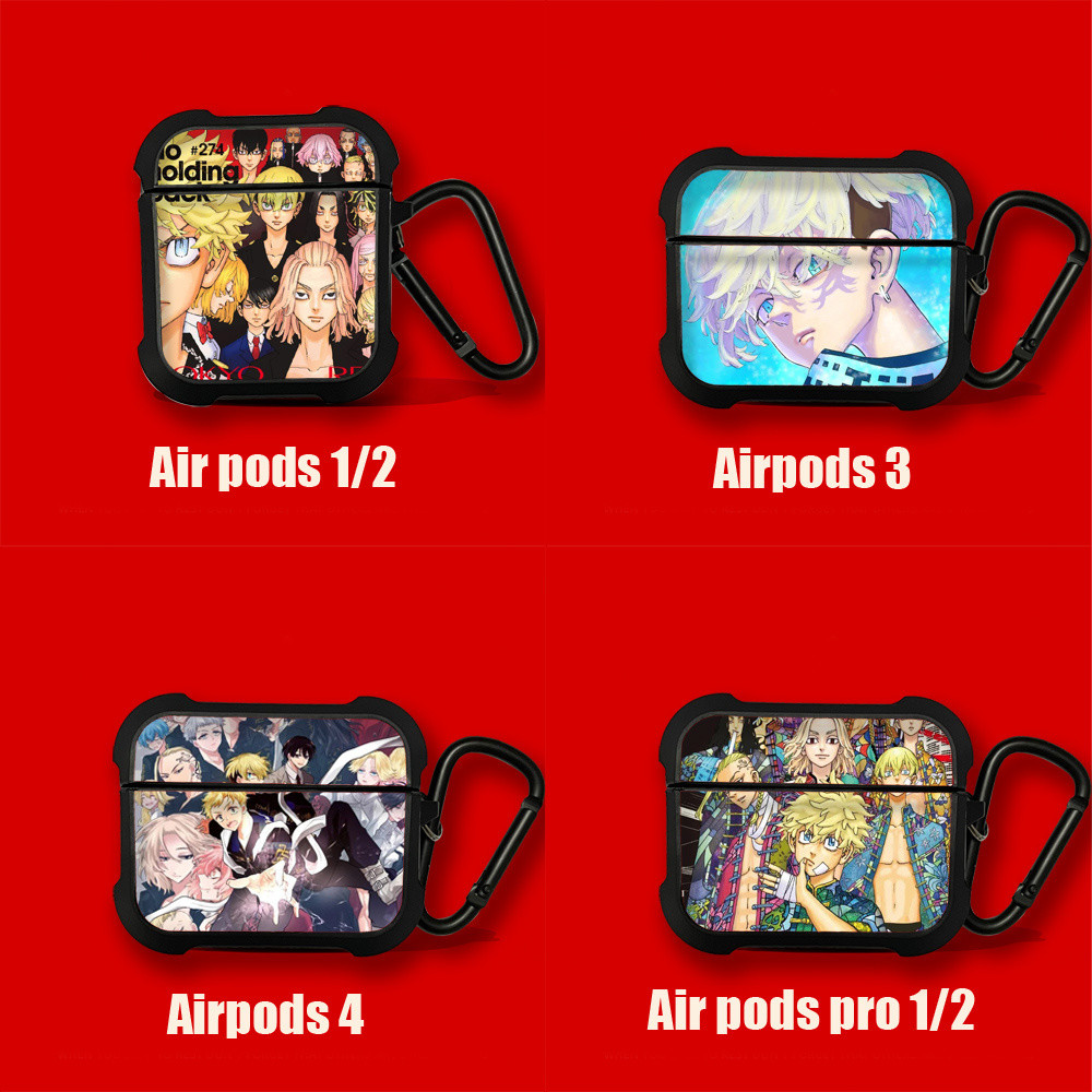 四葉草🍀東京複仇者動漫新品適用蘋果AirPods pro 1 2 3 4保護套耳機殻套 WOSU
