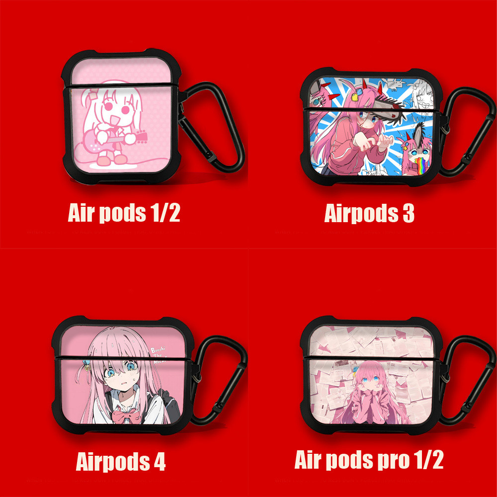 四葉草🍀好品質孤獨搖滾後藤硅膠適用蘋果AirPods pro 1 2 3 4保護套耳機殻套 GPV7