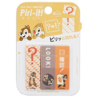 sun-star 日本製 迪士尼 Piri-it 可撕式標籤索引貼 雙用標示貼 奇奇蒂蒂 Chara Para