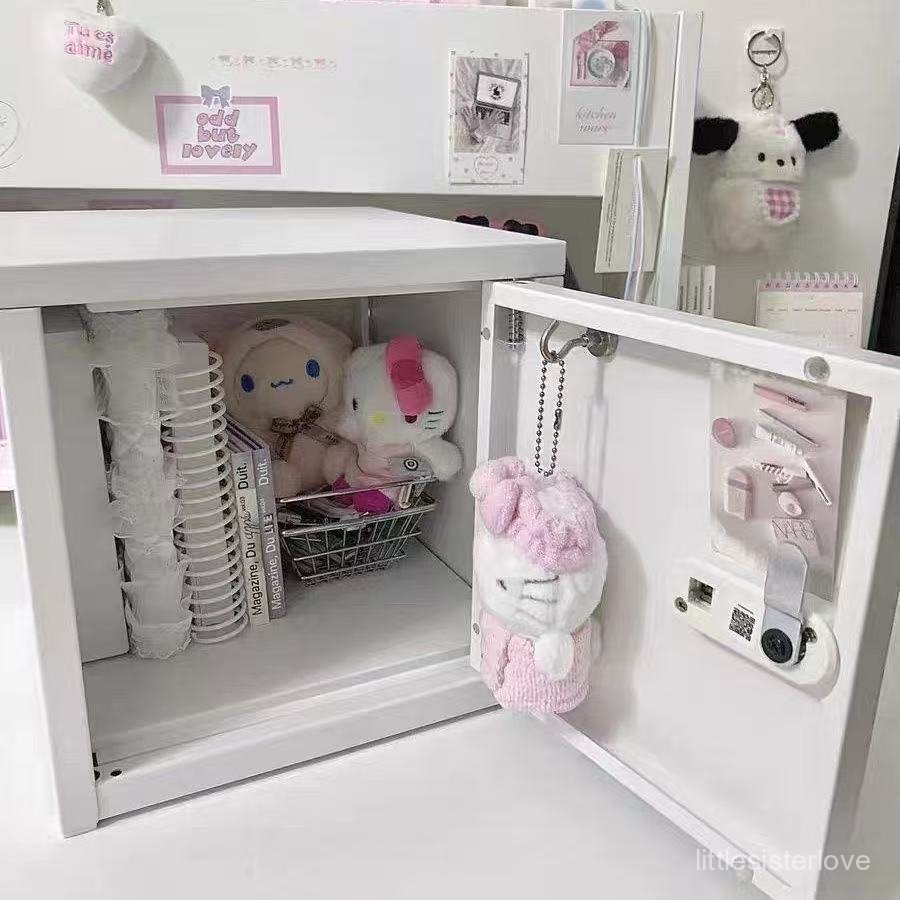 【台灣出貨】堅固耐用 INS風全鋼小型保險箱 小型保險箱 保管箱 小型傢用保險箱 密碼保險箱 辦公室保管箱 保險櫃