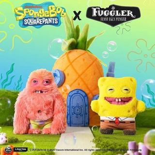 【臺灣-出貨】海綿寶寶聯名fuggler 牙齒怪獸玩偶放克牙寶醜萌牙齒搞怪毛絨公仔HFV25