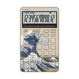 CASIO 60週年限定計算機/ 葛飾北齋/ 12位元/ 神奈川沖浪裡/ JF-M200-TJ-KHK eslite誠品